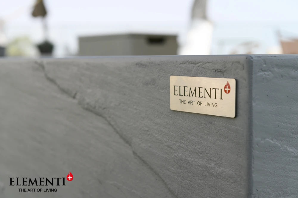 Capertee Fire Table - Space Grey plus Weather Cover