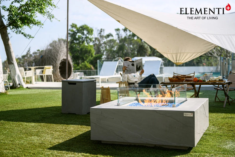 Capertee Fire Table - Space Grey plus Weather Cover