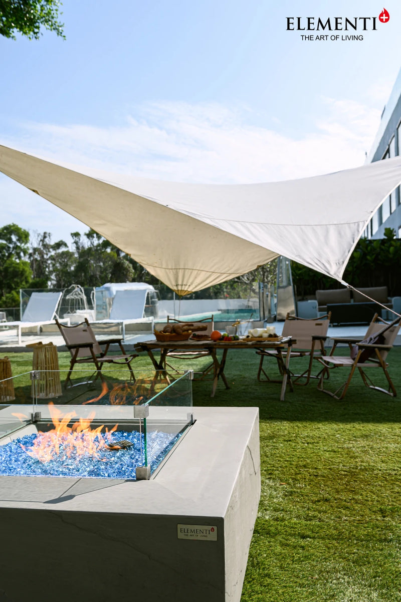 Capertee Fire Table - Space Grey plus Weather Cover