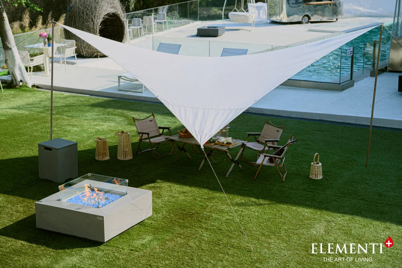 Capertee Fire Table - Space Grey plus Weather Cover