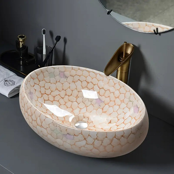 Marble Bathroom Washing Basin Bowl