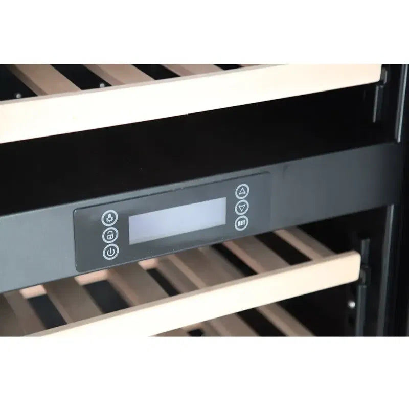 Wine cooler 110 bottles Black - Luxury GTF