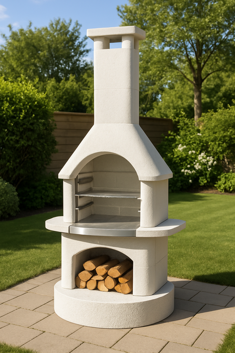 Buschbeck Elba Masonry Barbecue and Base