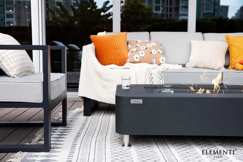 Sydney Ethanol Fire Table plus Weather cover