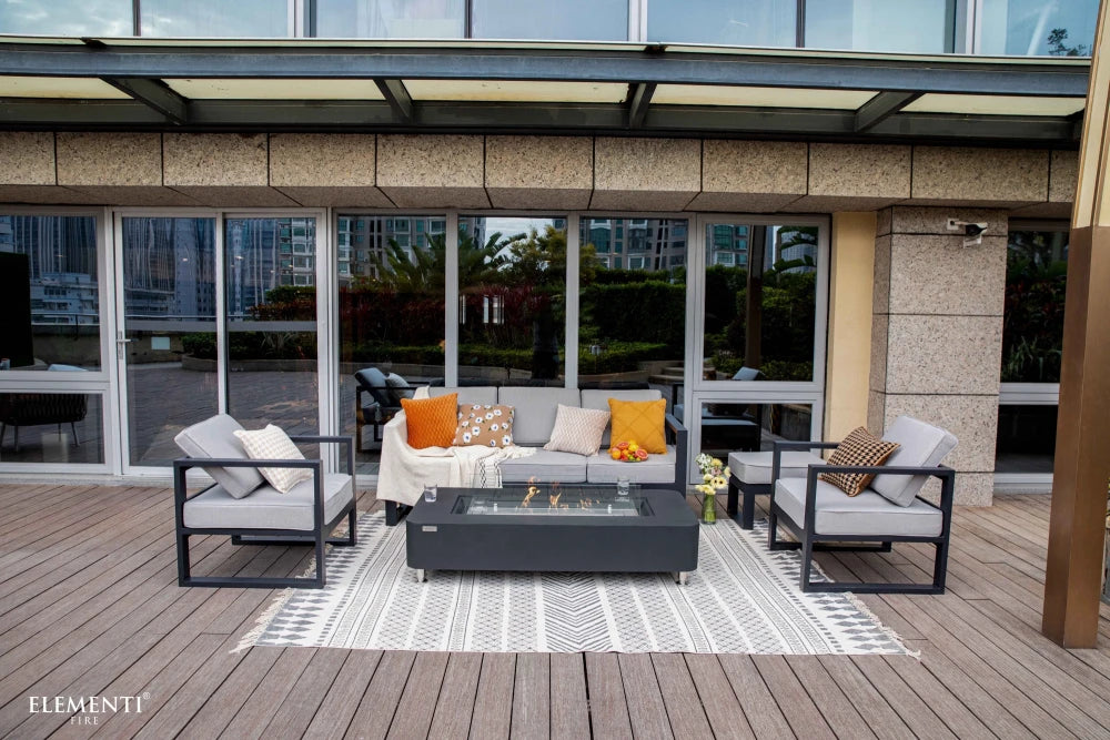 Sydney Ethanol Fire Table plus Weather cover