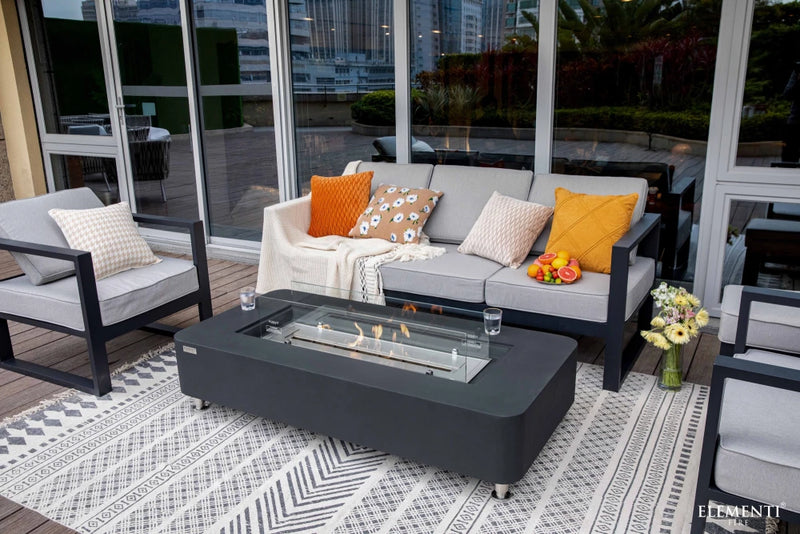 Sydney Ethanol Fire Table plus Weather cover