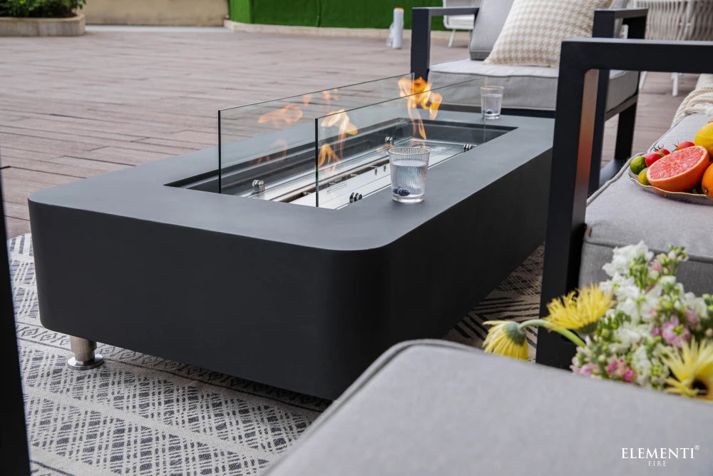 Sydney Ethanol Fire Table plus Weather cover