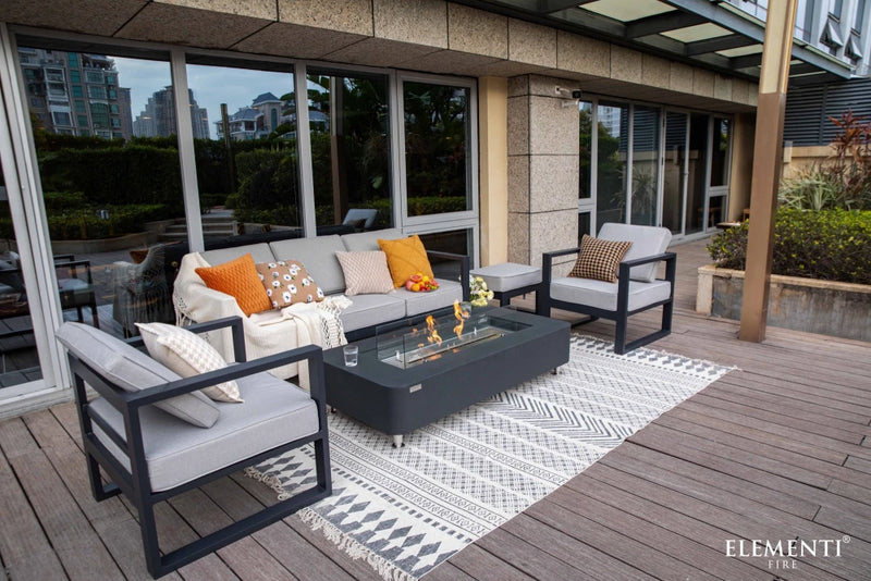 Sydney Ethanol Fire Table plus Weather cover