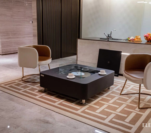 Perth Ethanol Fire Table plus Weather cover