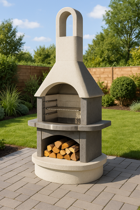 Buschbeck Stockholm Masonry Barbecue and Base