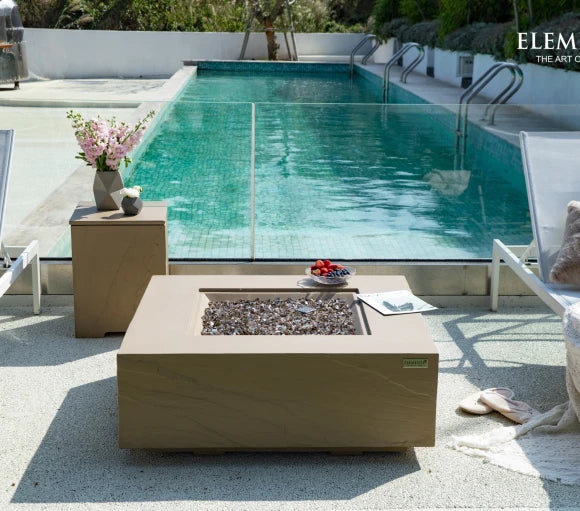 Fire Table Uluru - Sunlight Yellow | Complete Set