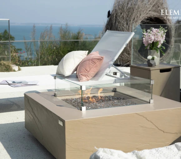 Fire Table Uluru - Sunlight Yellow | Complete Set