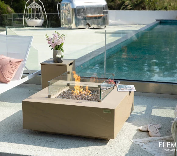 Fire Table Uluru - Sunlight Yellow | Complete Set