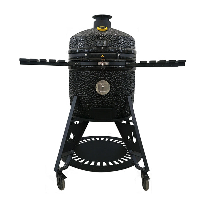 GRLLR Ember PRO 23 Inch Pro Kamado Shiny Black