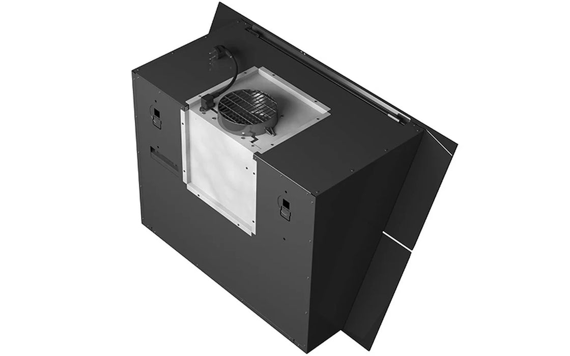 Airforce F179 90cm Wall Mounted Designer Cooker Hood - White Glass