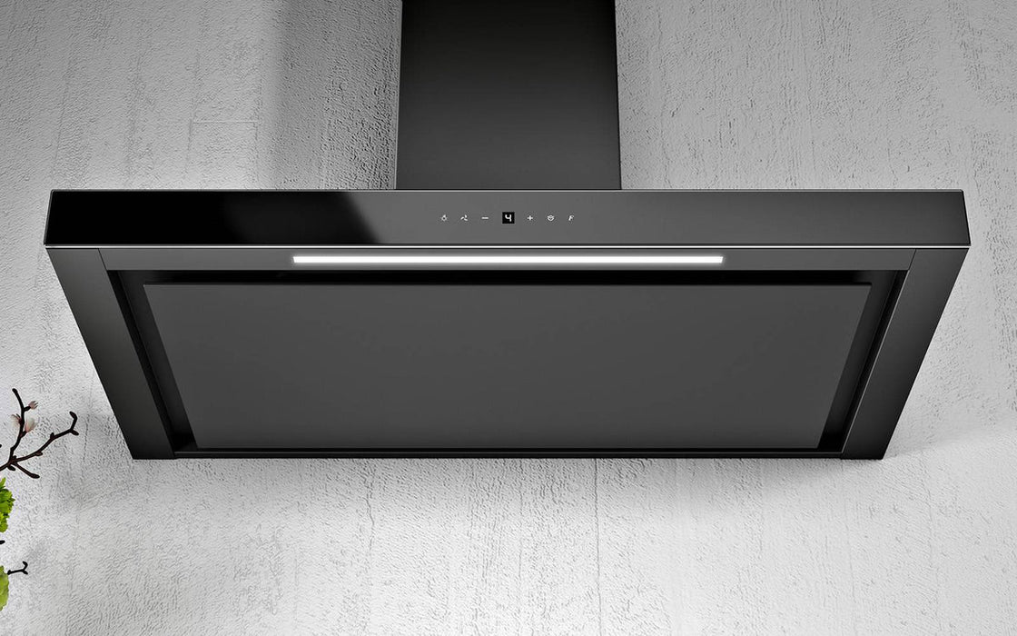 Airforce F213 90cm Wall Mounted Cooker Hood with Touch Control - Black Finish