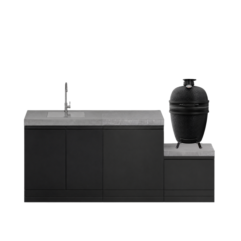 Grandpro Outdoor kitchen with sink, and Kamado grill -2.2M