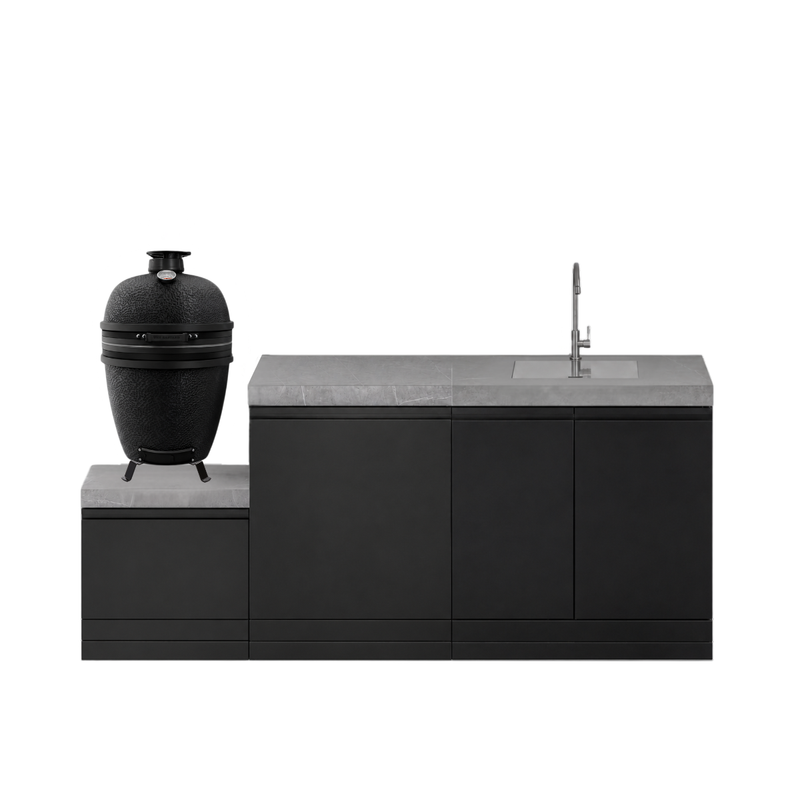 Grandpro Outdoor kitchen with sink, and Kamado grill -2.2M