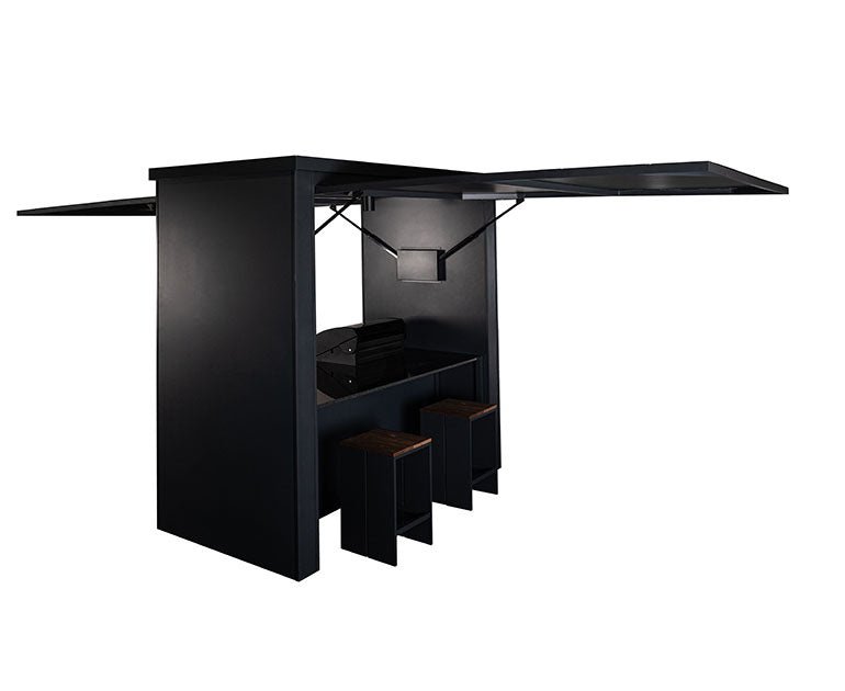 Grillandia Outdoor Kitchen Cabana Pod with Two Doors GrandHall 4 Burner - 2.4m