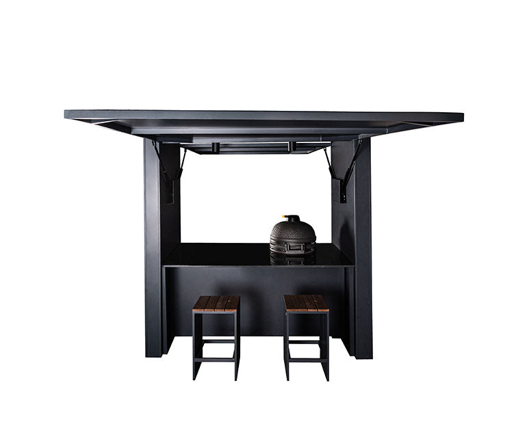 Grillandia Outdoor Kitchen Cabana Pod with Two Doors Kamado -| 2.4m