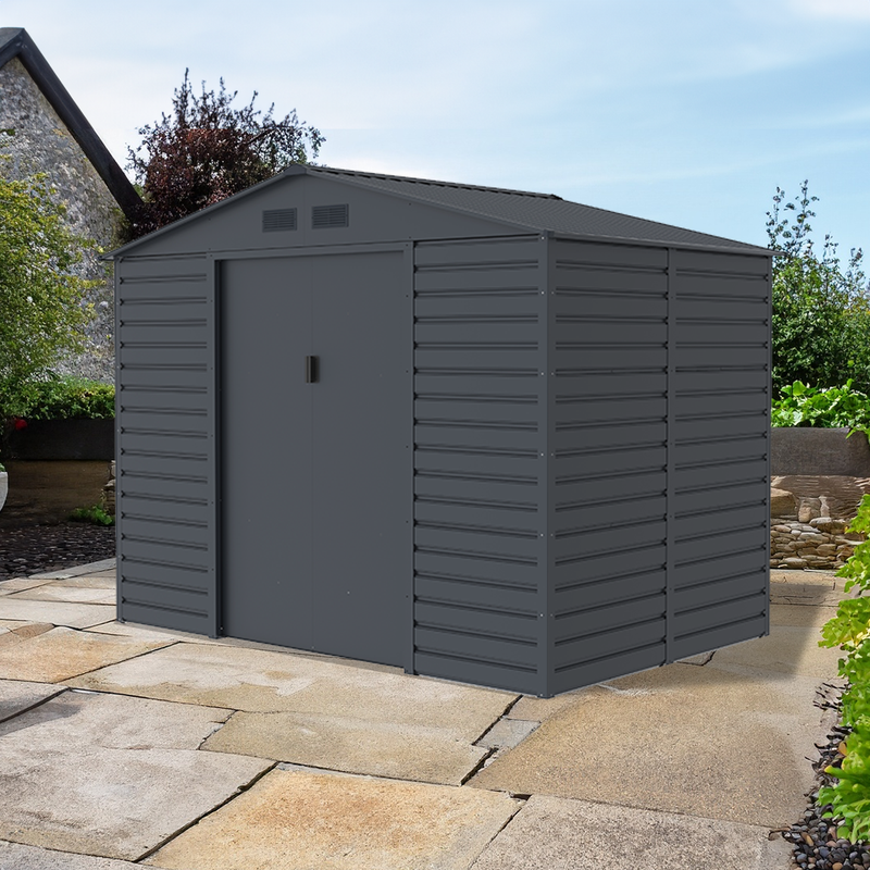 LOTUS HYPNOS APEX METAL SHED GREY 9X6