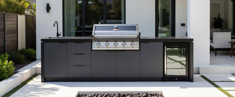 Cabinex Premium Outdoor Kitchen With Beefeater Signature 1600S 5 Burner Gas BBQ | 3.4Meters