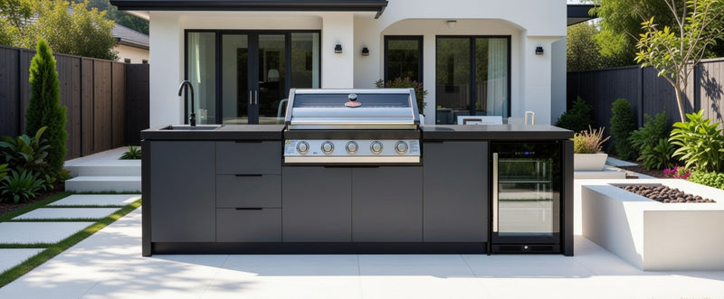 Cabinex Premium Outdoor Kitchen With Beefeater Signature 1600S 5 Burner Gas BBQ | 3.4Meters