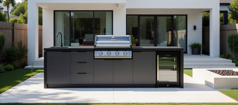 Cabinex Premium Outdoor Kitchen Beefeater Signature 1600S 4 Burner Gas BBQ | 3.2Meters