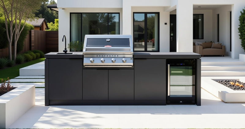 Cabinex Classic Outdoor Kitchen Paired with Beefeater 7000 Classic 4 Burner | 2.7Meters