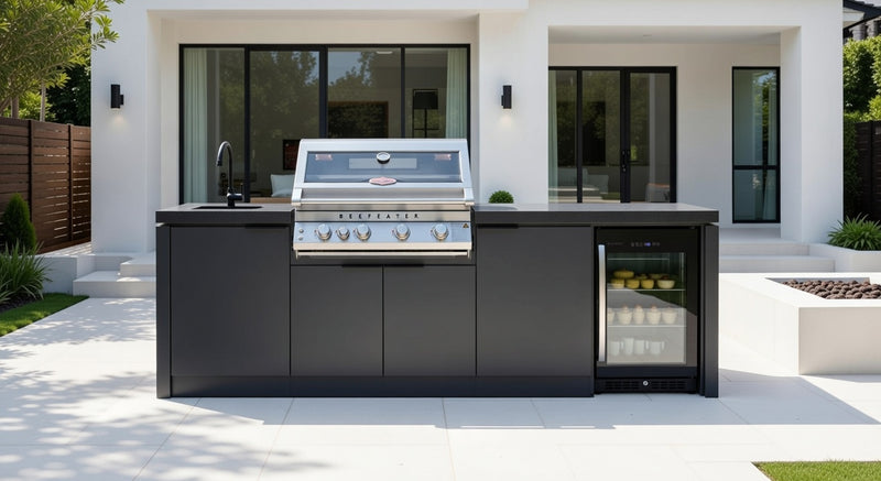Cabinex Classic Outdoor Kitchen Paired with Beefeater 7000 4 Premium Burner | 2.7Meters
