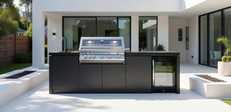 Cabinex Classic Outdoor Kitchen Paired with Beefeater 7000 5 Burner Premium | 2.9Meters