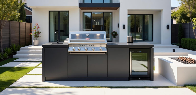 Cabinex Classic Outdoor Kitchen Paired with Beefeater 7000 5 Burner Premium | 2.9Meters