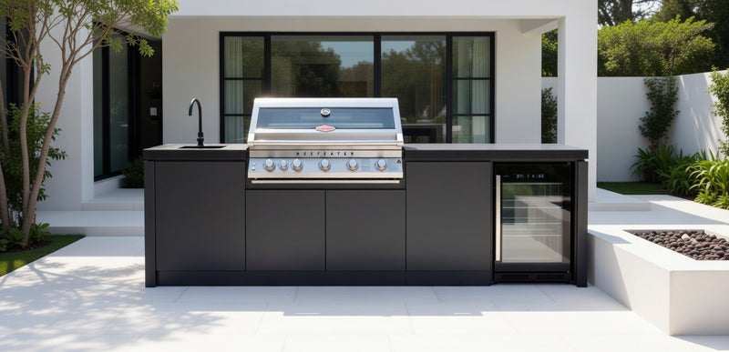 Cabinex Classic Outdoor Kitchen Paired with Beefeater 7000 5 Burner Premium | 2.9Meters