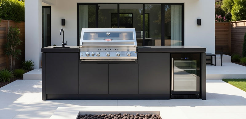 Cabinex Classic Outdoor Kitchen Paired with Beefeater 7000 5 Burner Premium | 2.9Meters