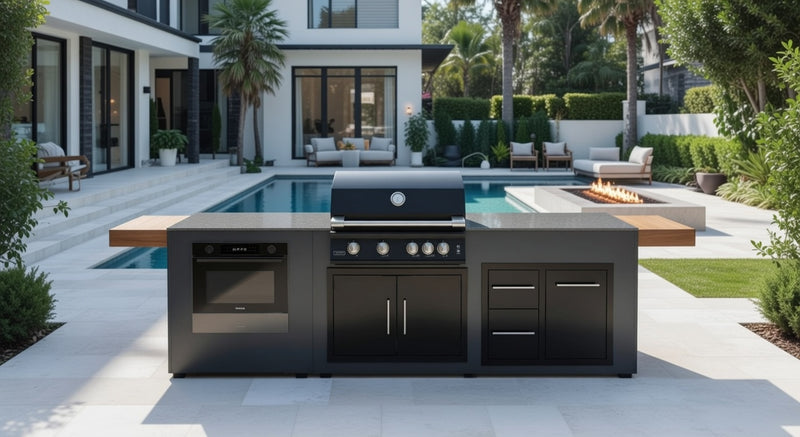 Grillandia Outdoor Kitchen Brabura 4 Burner, and Oven | 2.5M
