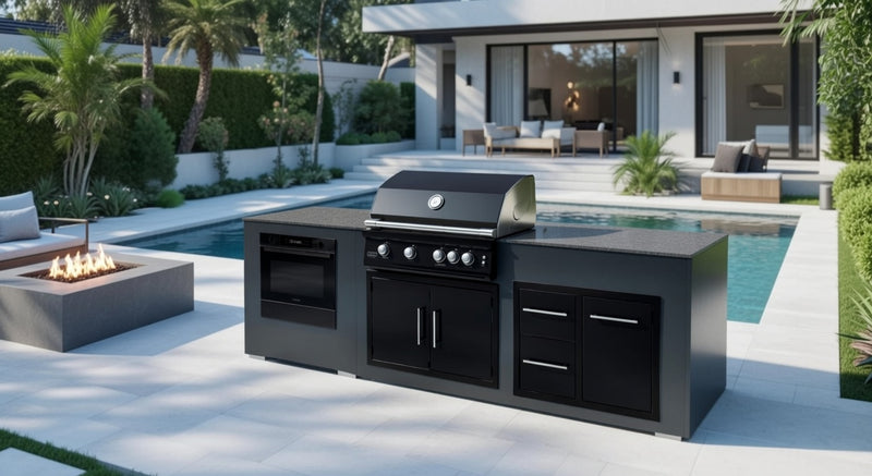 Grillandia Outdoor Kitchen Brabura 4 Burner, and Oven | 2.5M