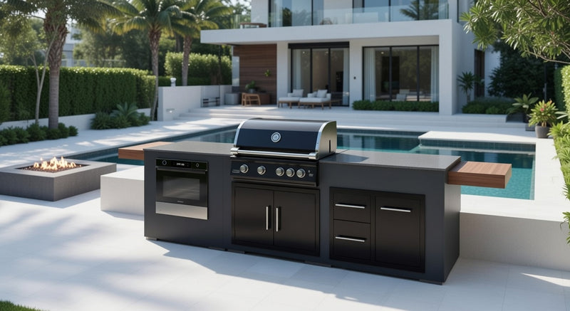 Grillandia Outdoor Kitchen Brabura 4 Burner, and Oven | 2.5M