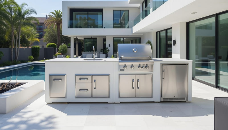 Grillandia Outdoor Kitchen With Fridge, and Sink | 2.5M