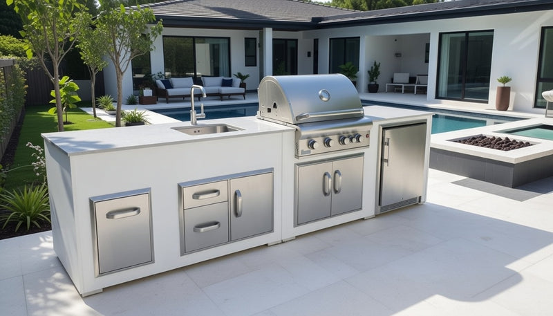 Grillandia Outdoor Kitchen With Fridge, and Sink | 2.5M