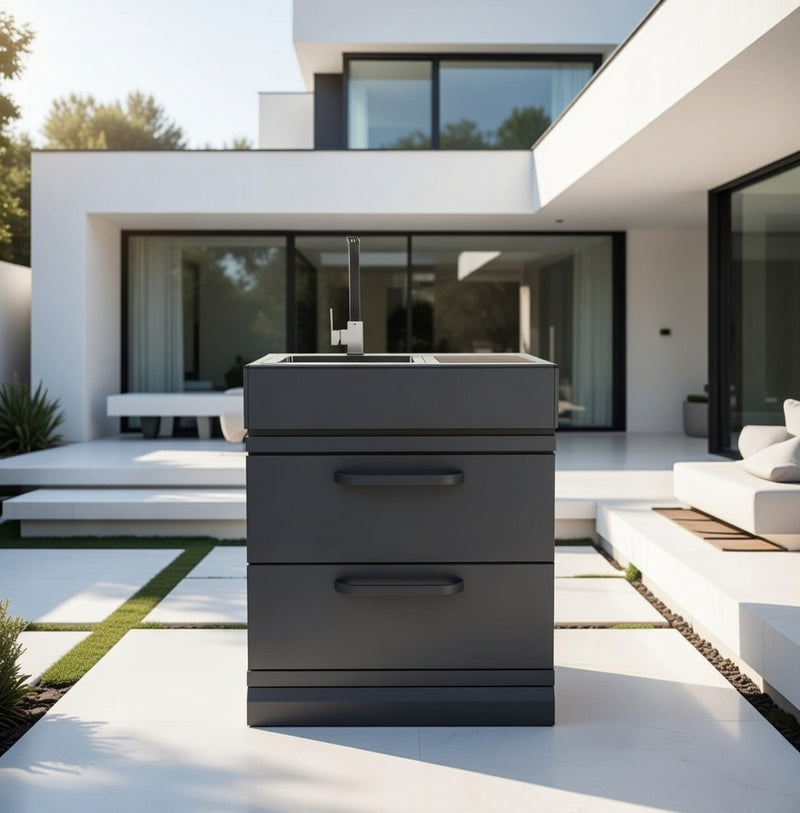 GRLLR Outdoor Kitchen Connect Sink Unit | 80cm