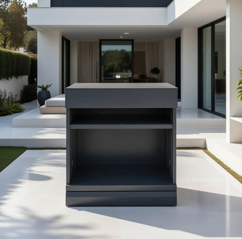 GRLLR Outdoor Kitchen Connect Open Shelve Unit | 80cm