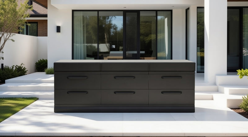 GRLLR Outdoor Kitchen Kamado Island Drawers | Full length 2.4M