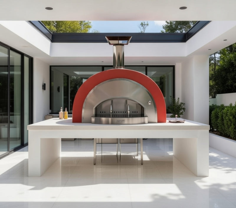 Titano Pizza Oven Built in Residential & Commercial - Poppy Red