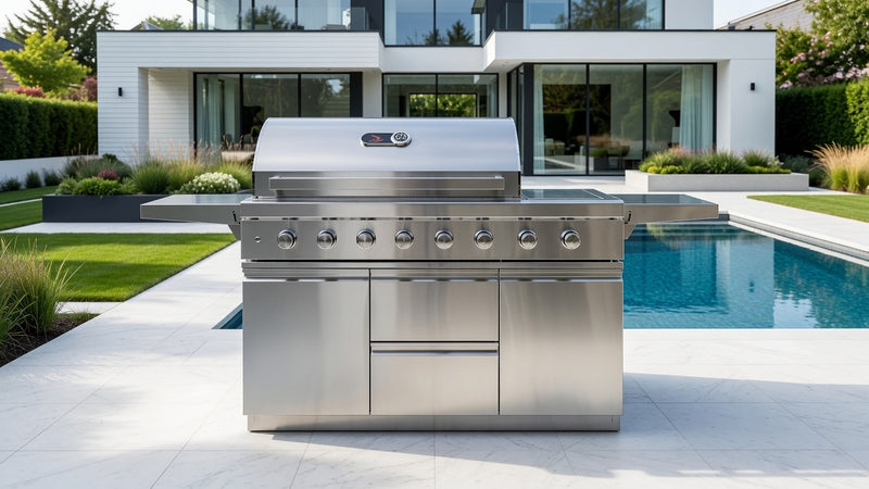 Whistler Cirencester 6-Burner Gas Barbecue and Side Burner | New and Upgraded