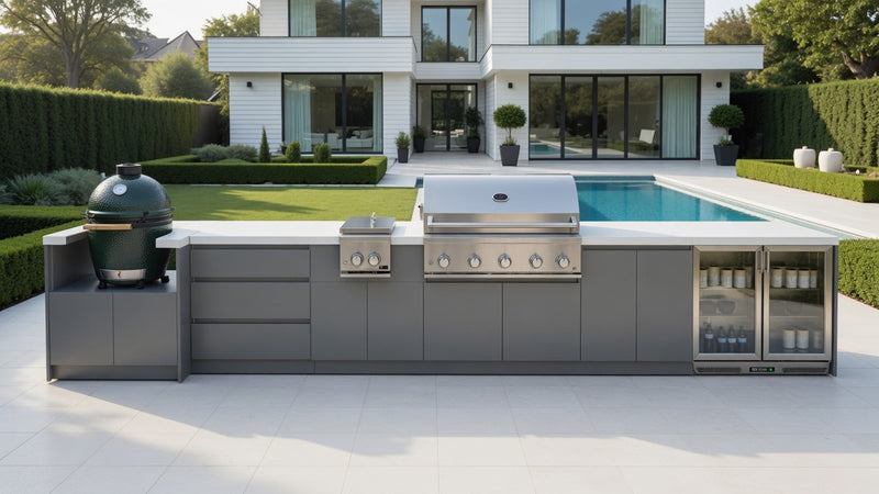 Whistler Fairford Outdoor Kitchen with Burford 5 Burner BBQ | 5.2M Full-Length