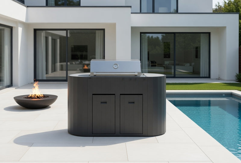 OVO Outdoor kitchens Paired with 3 Burner Gas BBQ, GS | 1.5M