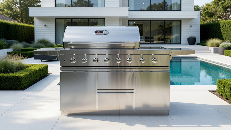Whistler Cirencester 6-Burner Gas Barbecue and Side Burner | New and Upgraded