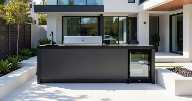 Cabinex Classic Outdoor Kitchen Proline Built-In 6 Burner BBQ Hood | 2.9Meters