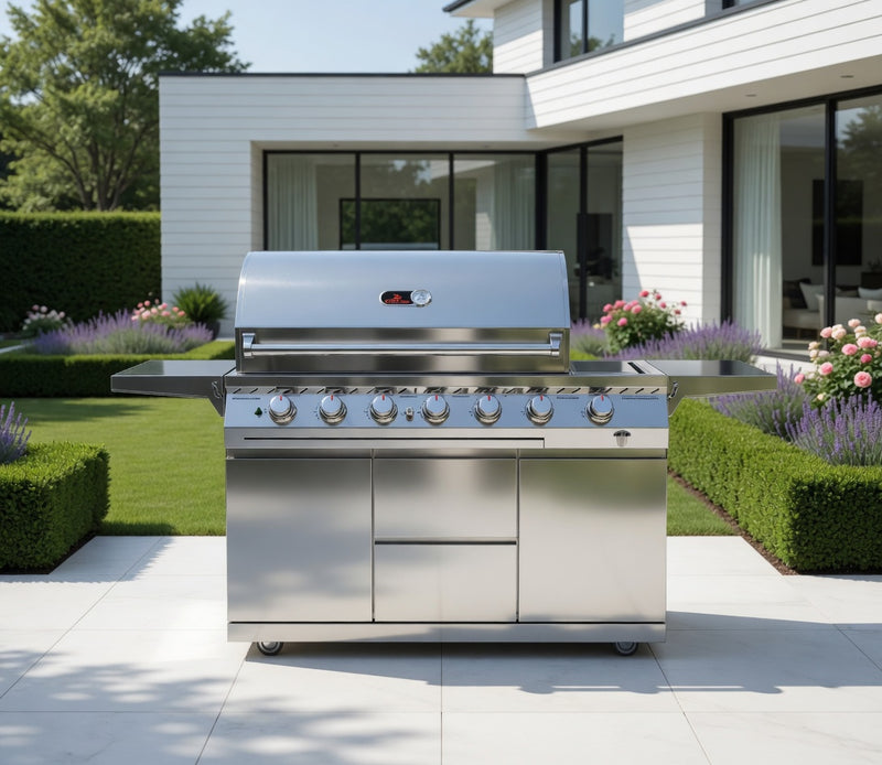 Whistler Cirencester 6-Burner Gas Barbecue and Side Burner | New and Upgraded
