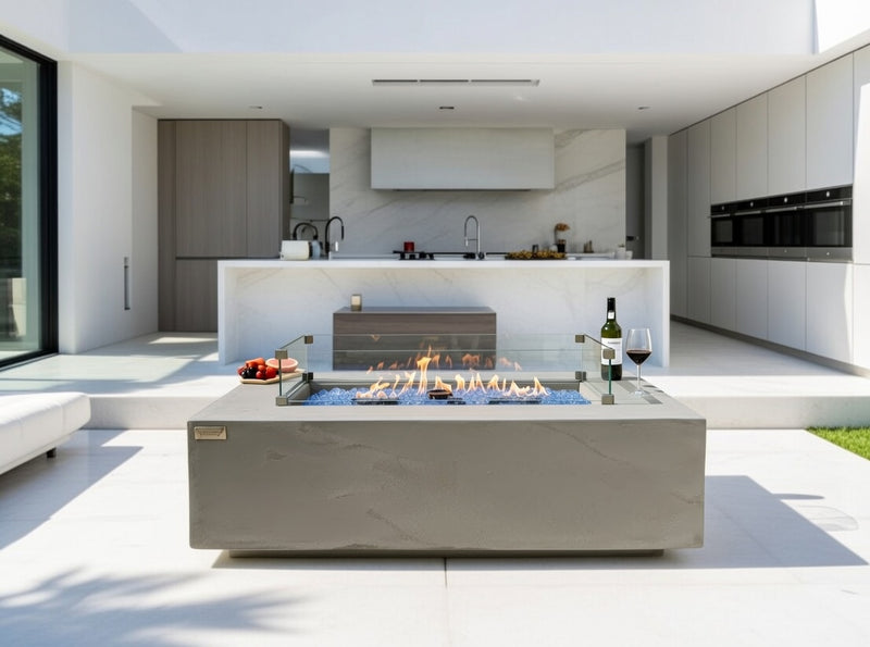 Meteora Fire Table Plus Weather Cover